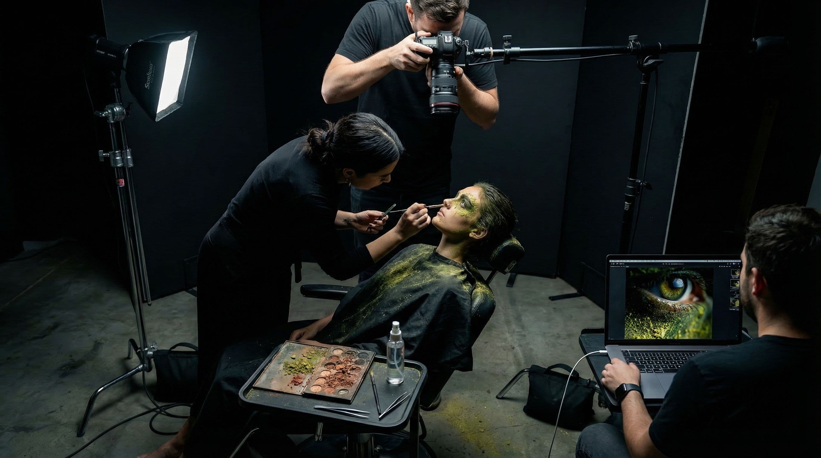 Venom: Green Apple Matcha, behind the scenes 4